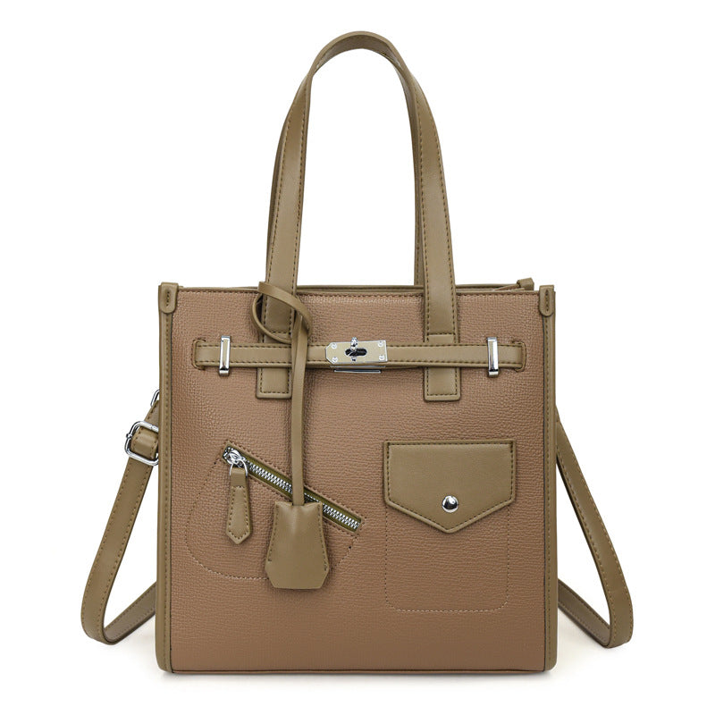 Women's Large Capacity Kelly Simple Western Style Women's Shoulder Bag