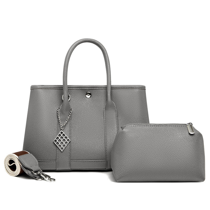 Women's Simple Vintage Wide Strap Large Capacity Women's Messenger Bag