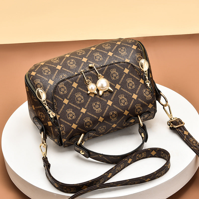 Comfortable Female Lady Fashion Tide Round Women's Shoulder Bag
