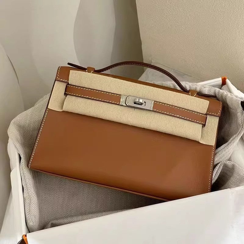 Women's Genuine Leather Generation Kelly Chain Bags