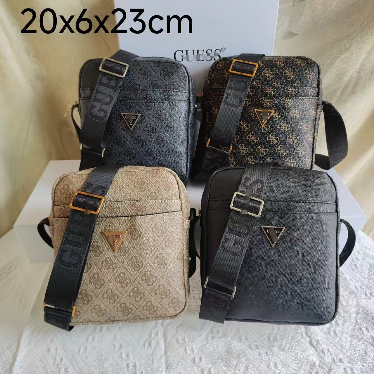 Men's Summer Guess Fashion Daily Business Oblique Men's Messenger Bag
