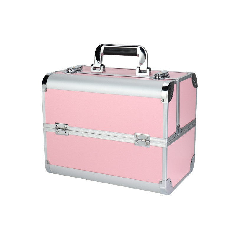 Aluminum Alloy Makeup Box Tattoo Embroidery Nail Beauty Eyelash Toolbox Cosmetic Cases