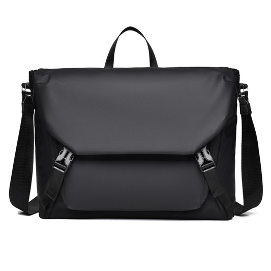 Women's & Men's Large Capacity Black Lightweight Commuter Men's Messenger Bag