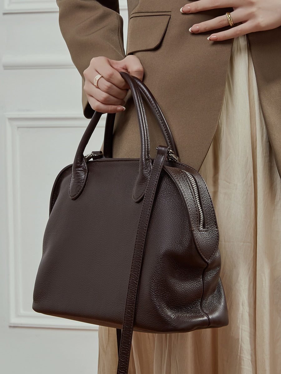 Leather Fashion Shell Versatile Old Money Women's Messenger Bag