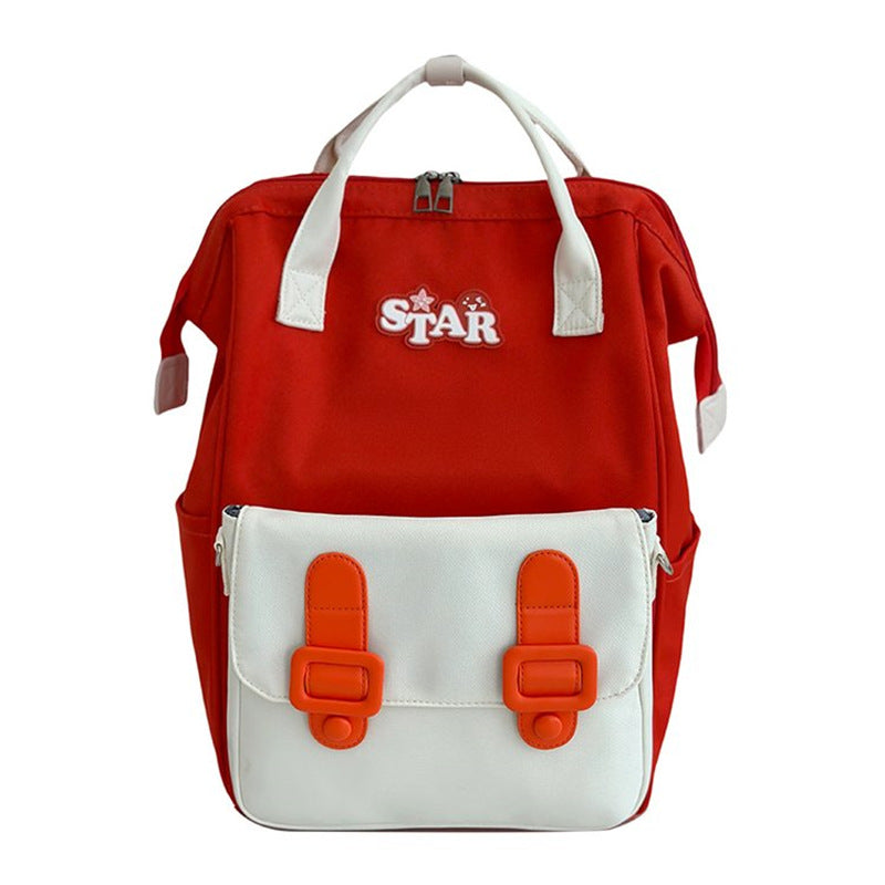 Junior High Female Large Capacity Primary Leisure Backpack