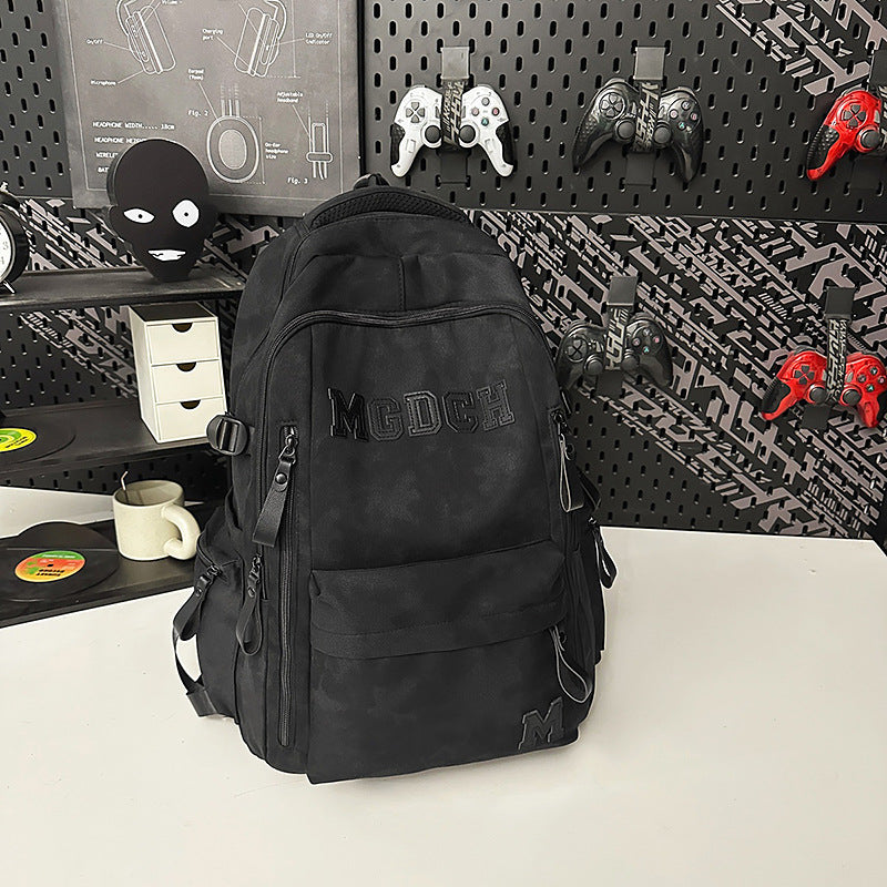 Women's & Men's Large Capacity Burden Alleviation Adjustable College Trip Leisure Backpack