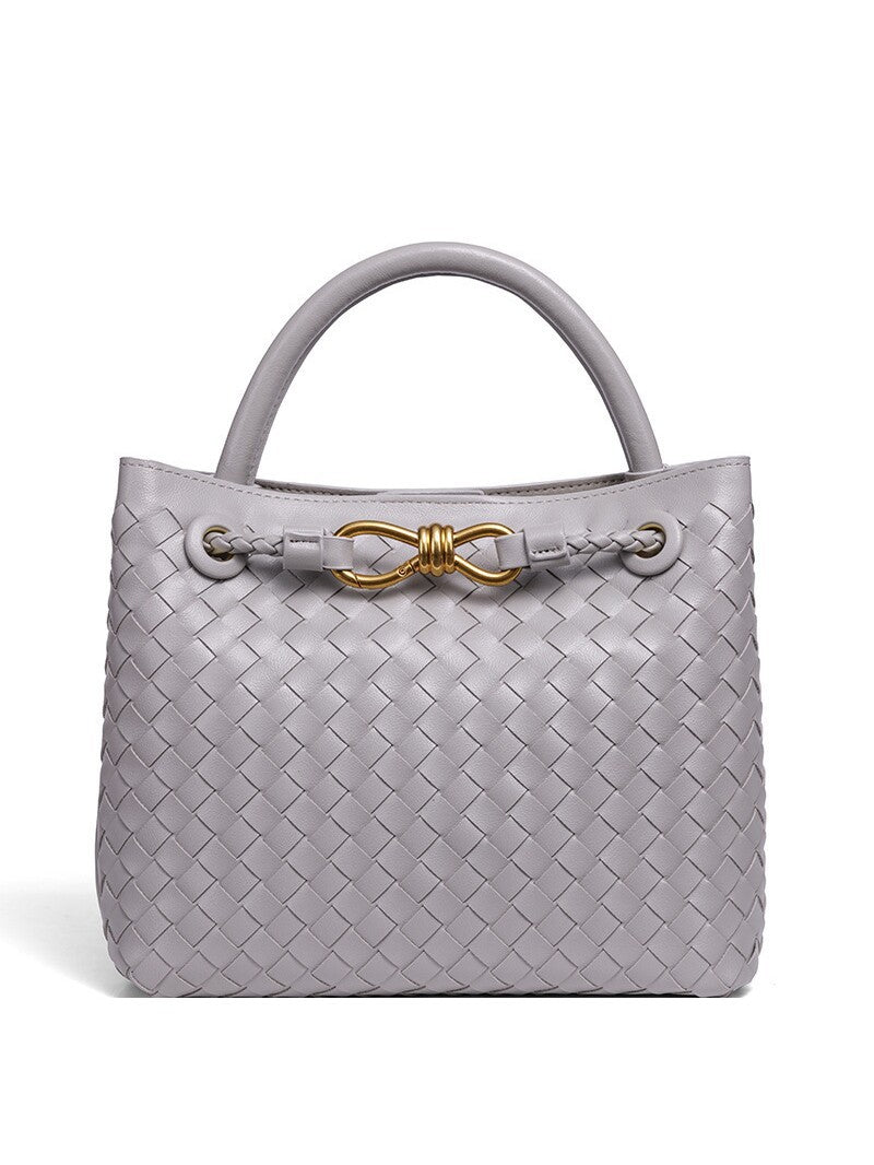 Women's Horizontal Versatile Bow Design String Clip Handbags