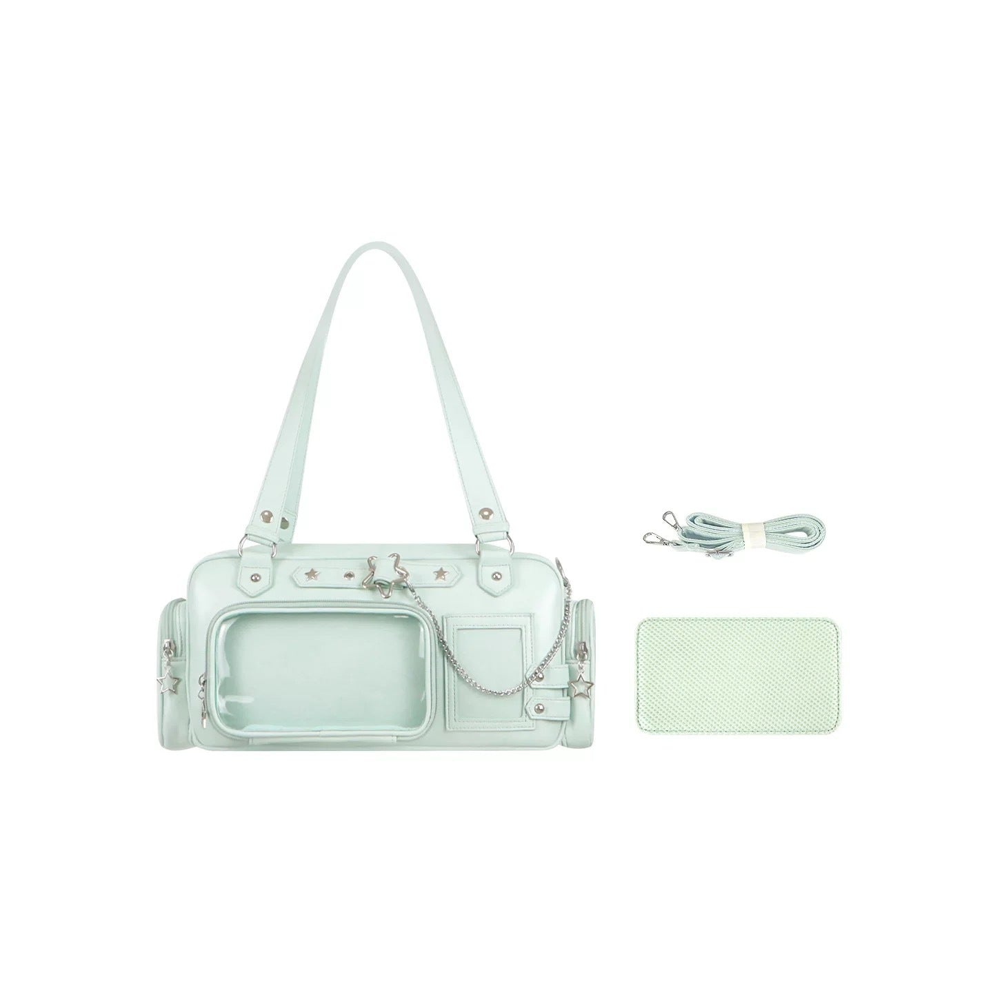 Large Capacity Two-dimensional Uniform Cartoon Fashion Simple Underarm Bag