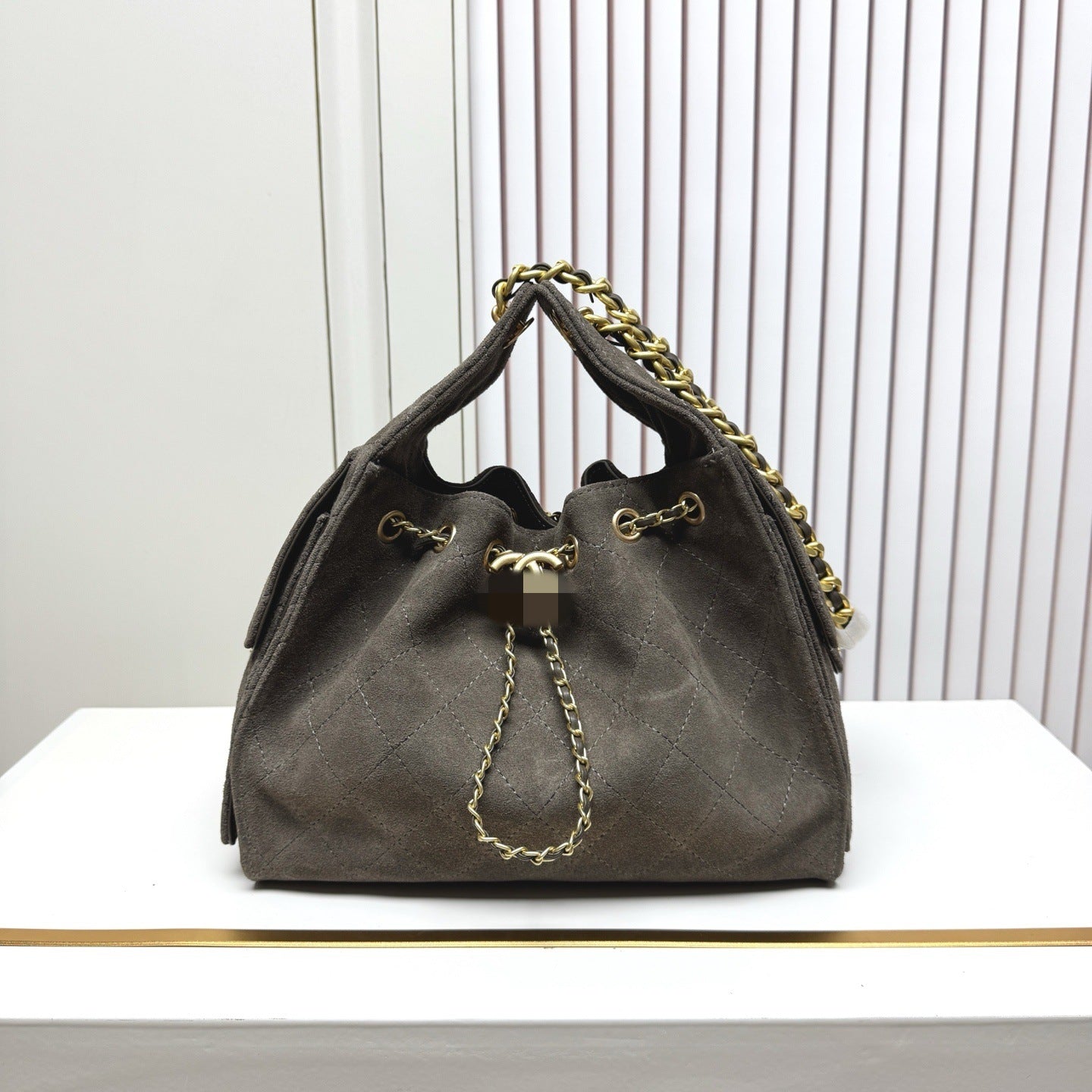 Women's Style Chain Commute Design Diamond Plaid Bags