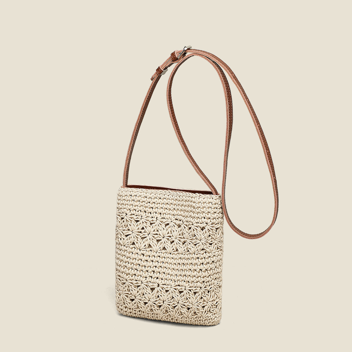 Women's Woven Summer Mobile Cotton Beach Phone Bags