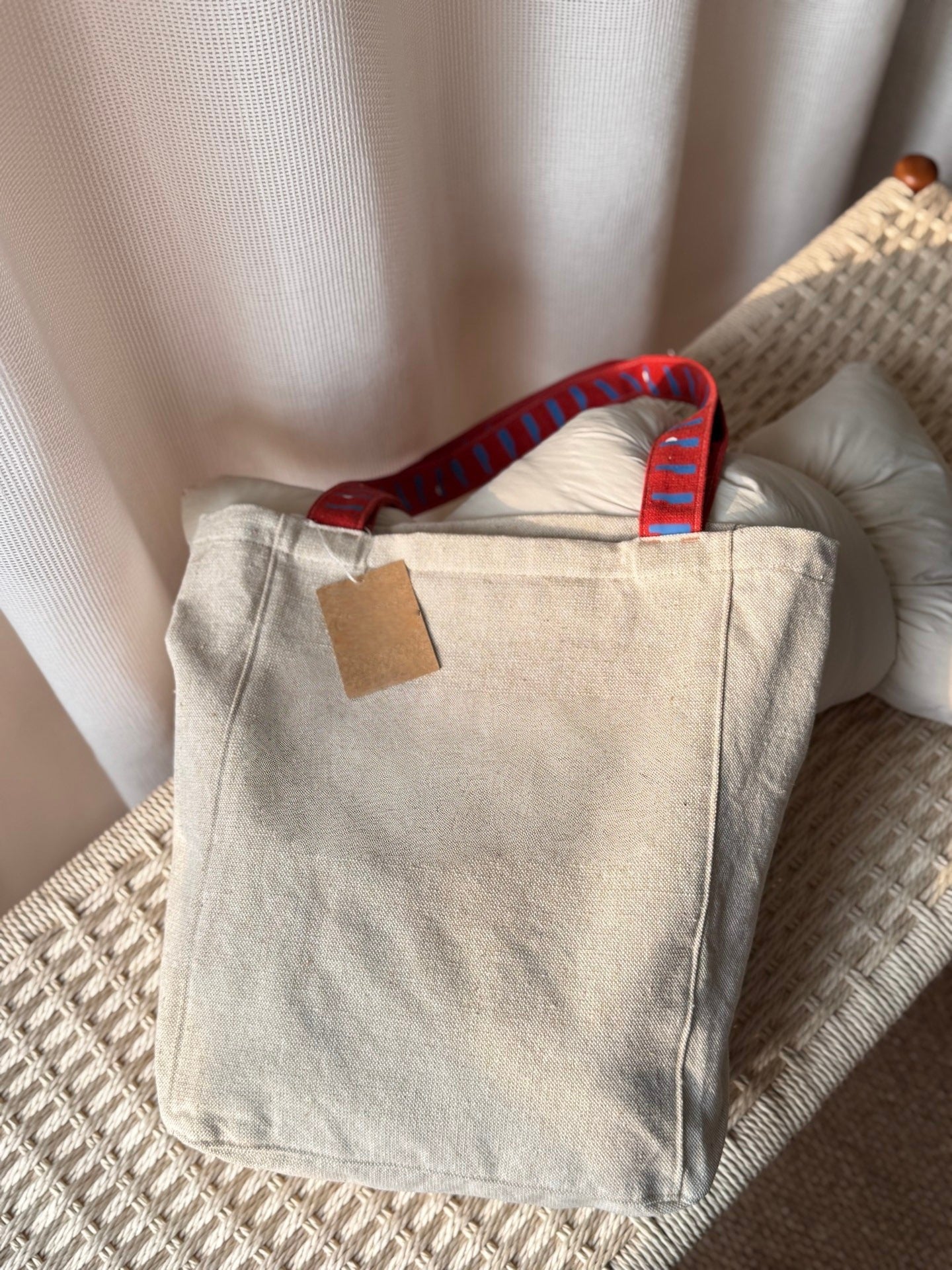 Commuter Retro Large Capacity Canvas Class Versatile Striped Bags