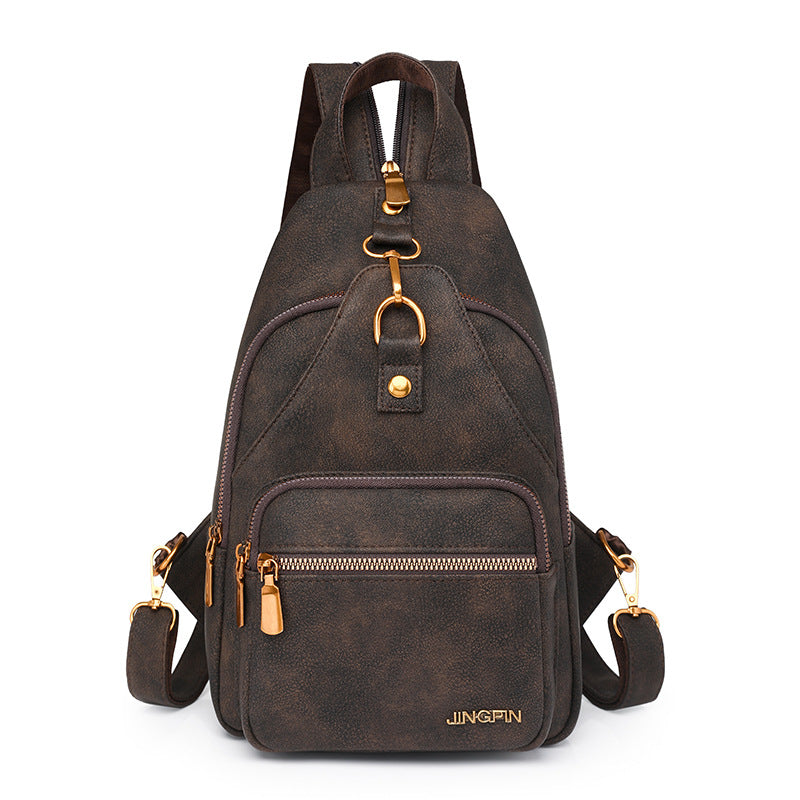 Women's Soft Leather Vintage Large Capacity Lightweight Bags