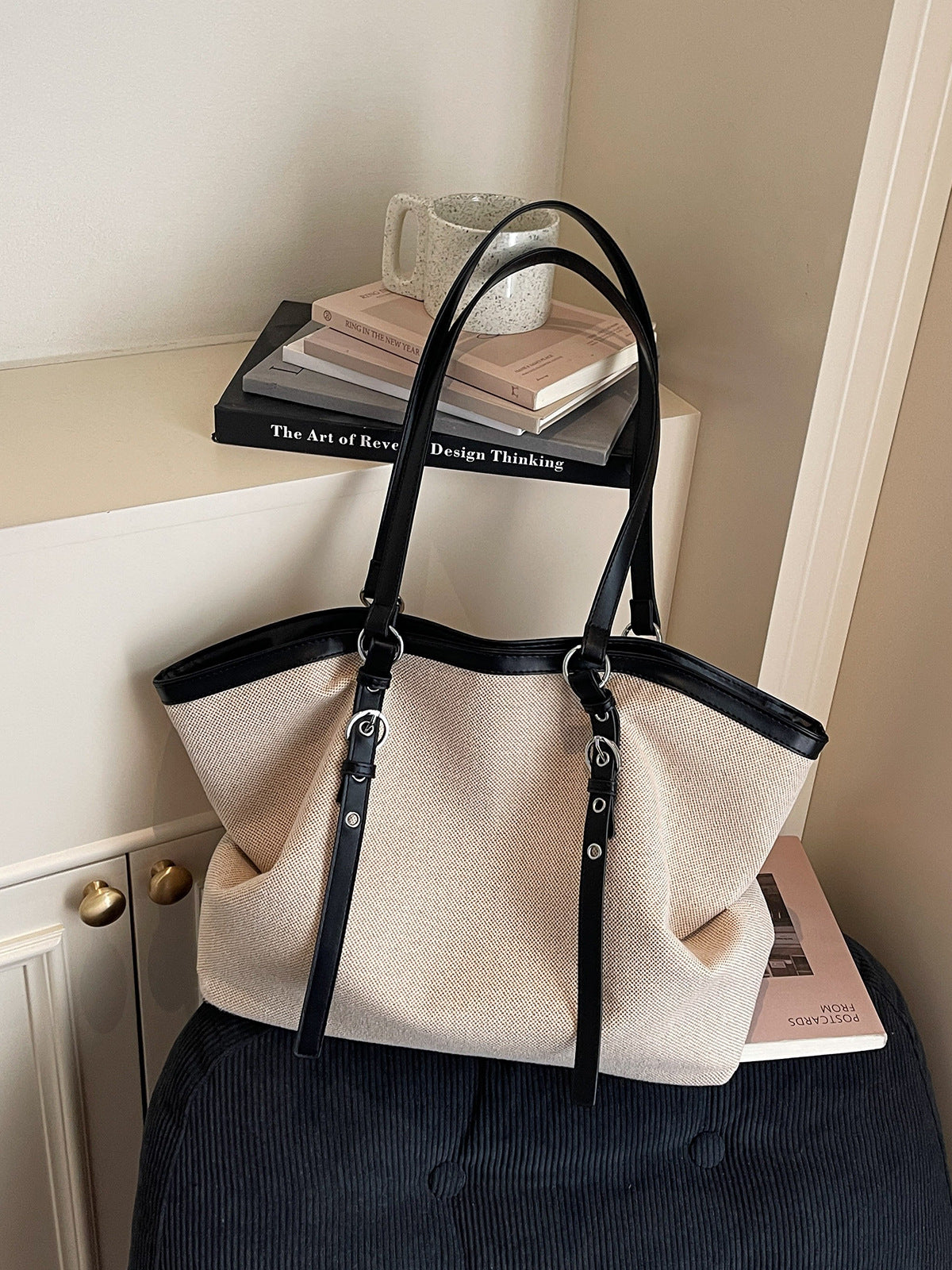 Women's Large Capacity Canvas Portable Commuter Simple Bags