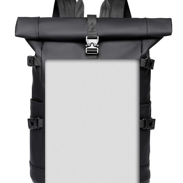 Curved Edge Computer Simple Versatile Large Capacity Waterproof Backpacks