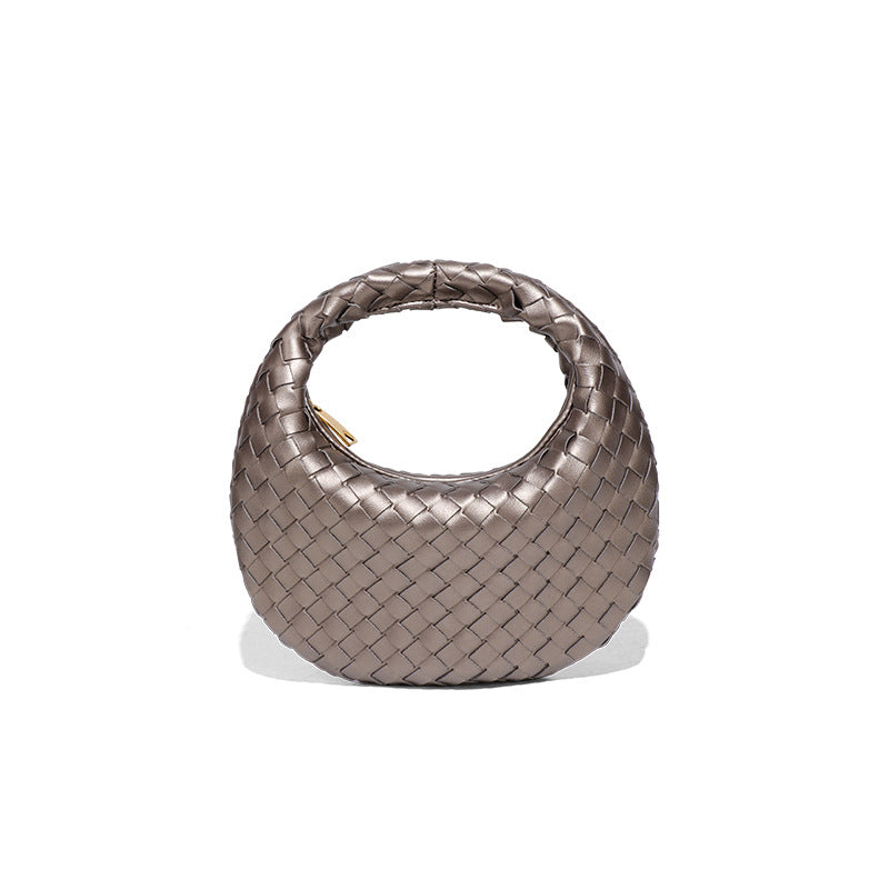 Luxury Fashion Hand-woven Croissant Mini Hand Chain Exquisite Bags
