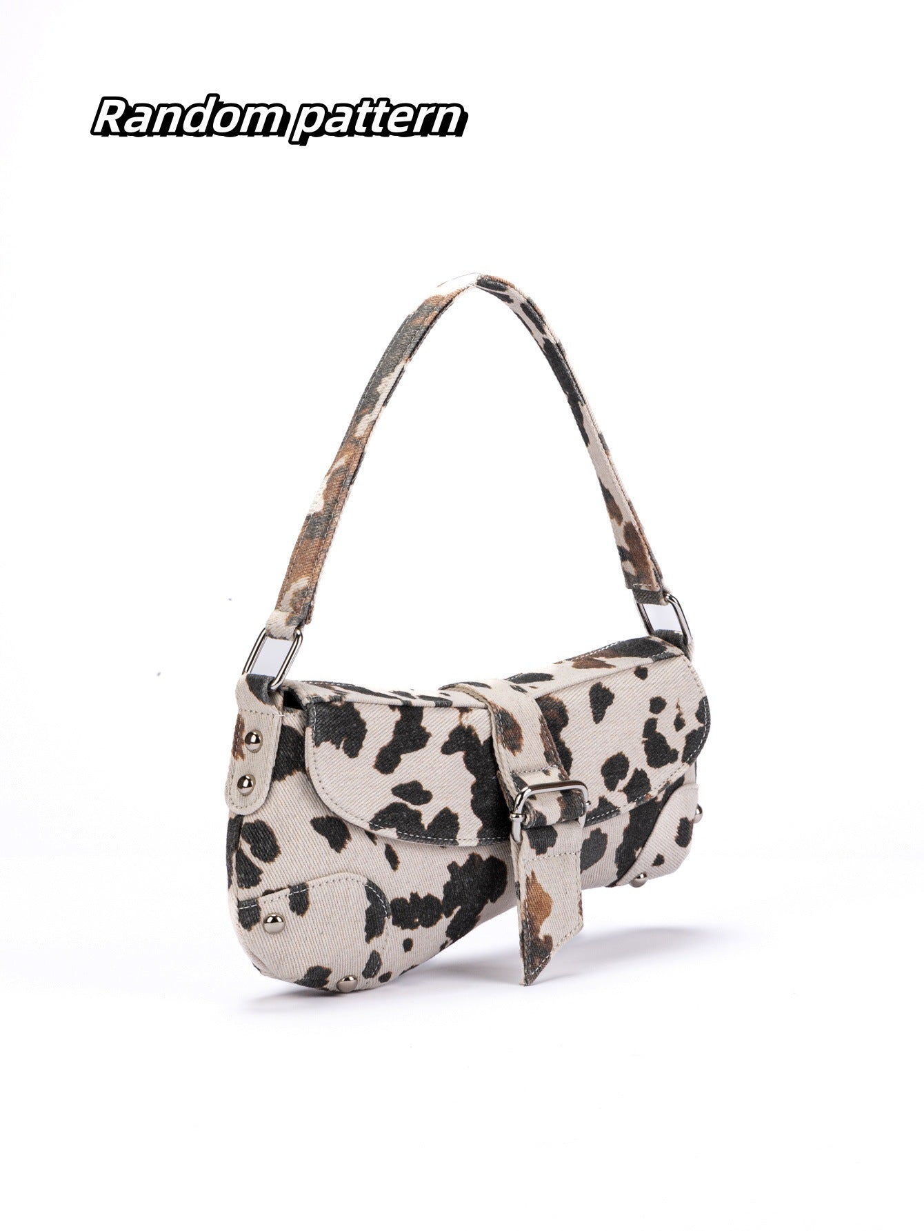 Cool Women's Distressed Leopard Print Asymmetric Bags