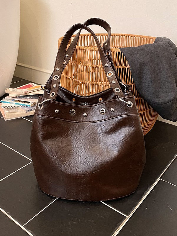 Women's Large Capacity High-grade Soft Leather Retro Women's Shoulder Bag
