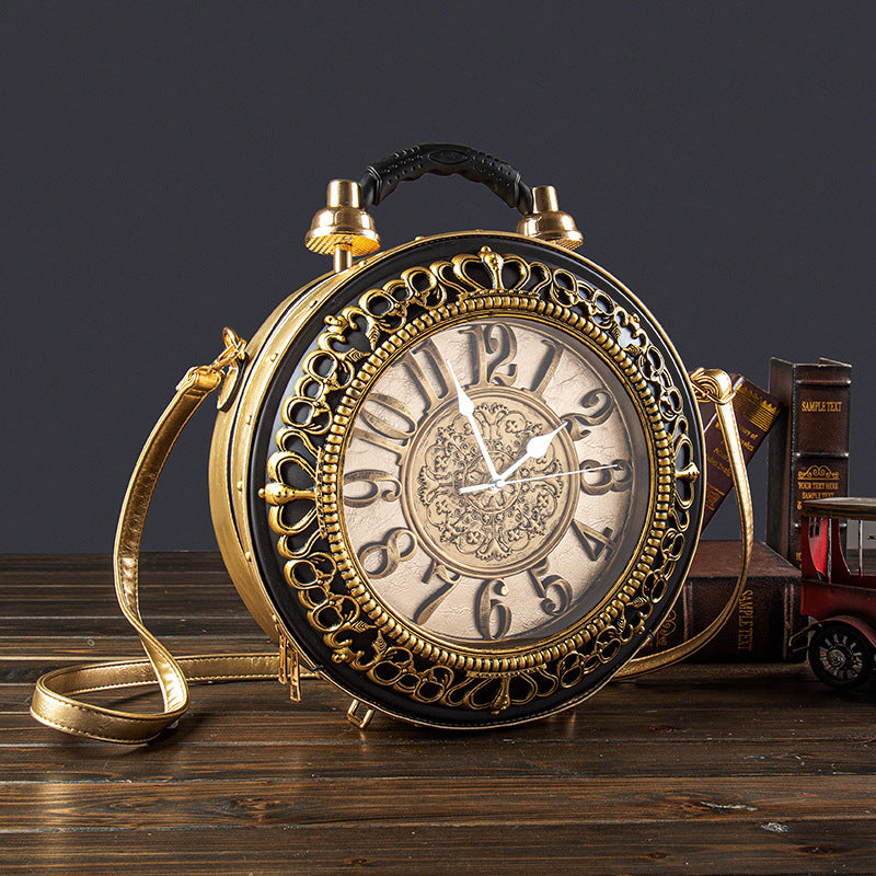 Style Fashionable Korean Elegant Creative Large Clock Watch Fashion Personalized Women's Messenger Bag