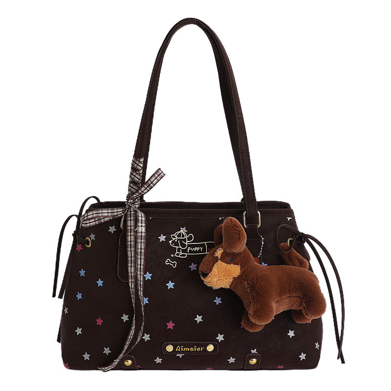 Niche Suede Underarm Trendy Fashion Commuter Women's Messenger Bag