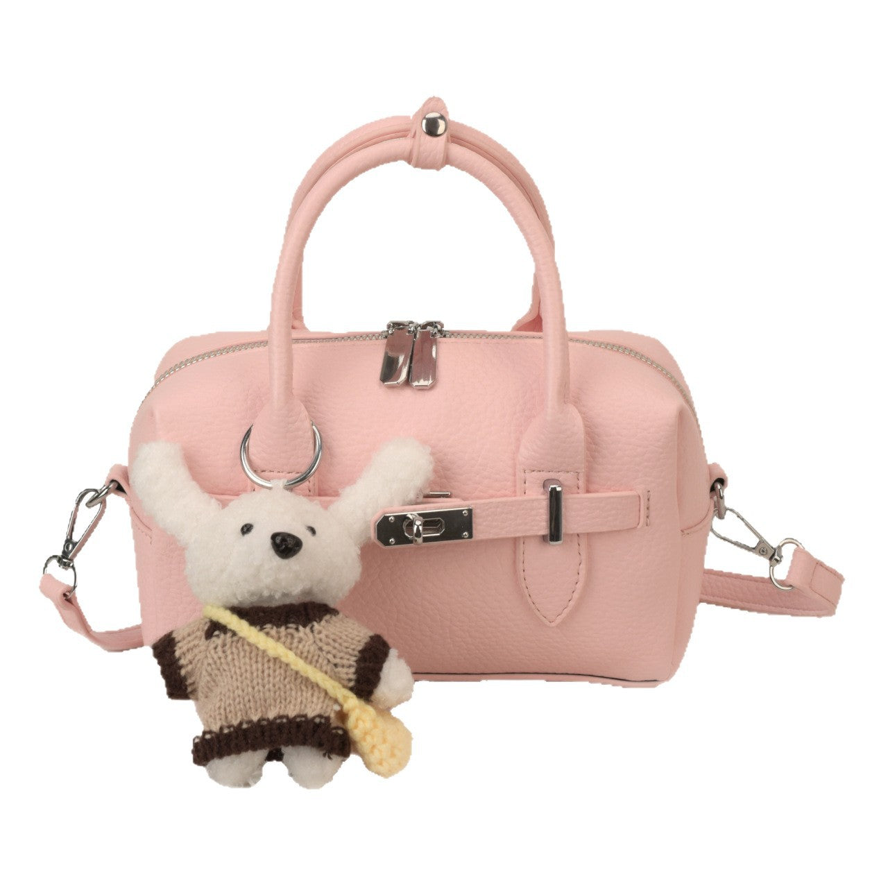Women's Niche Solid Color Lychee Pattern Pillow Women's Handbag