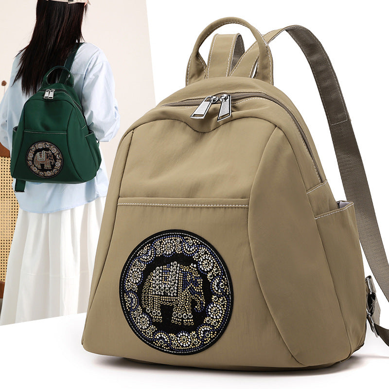 Women's Lucky Elephant Large Capacity Storage Commuting Women's Backpack