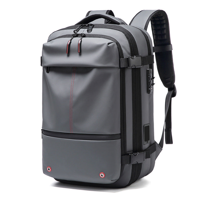 Men's Vacuum Packaging Compression Large Capacity Computer Backpacks