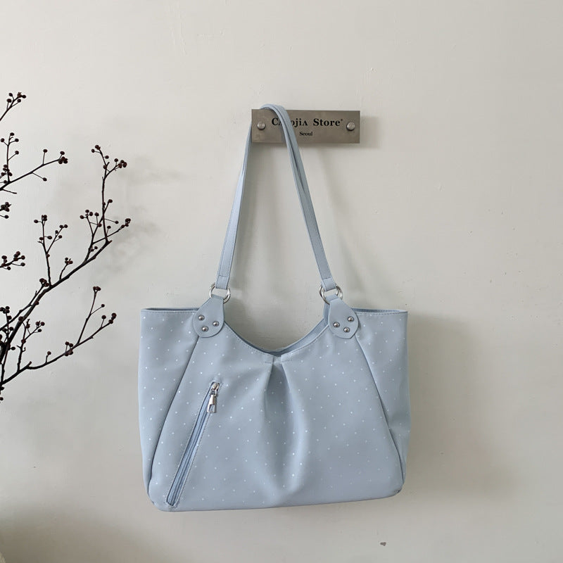 Women's Polka Dot Spring Leisure Fashion Best-selling Class Commuter Large Tote Bag