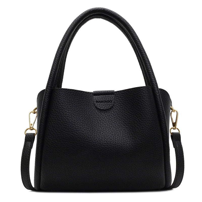 Women's Lychee Pattern Korean Live Broadcast High-grade Bucket Bag