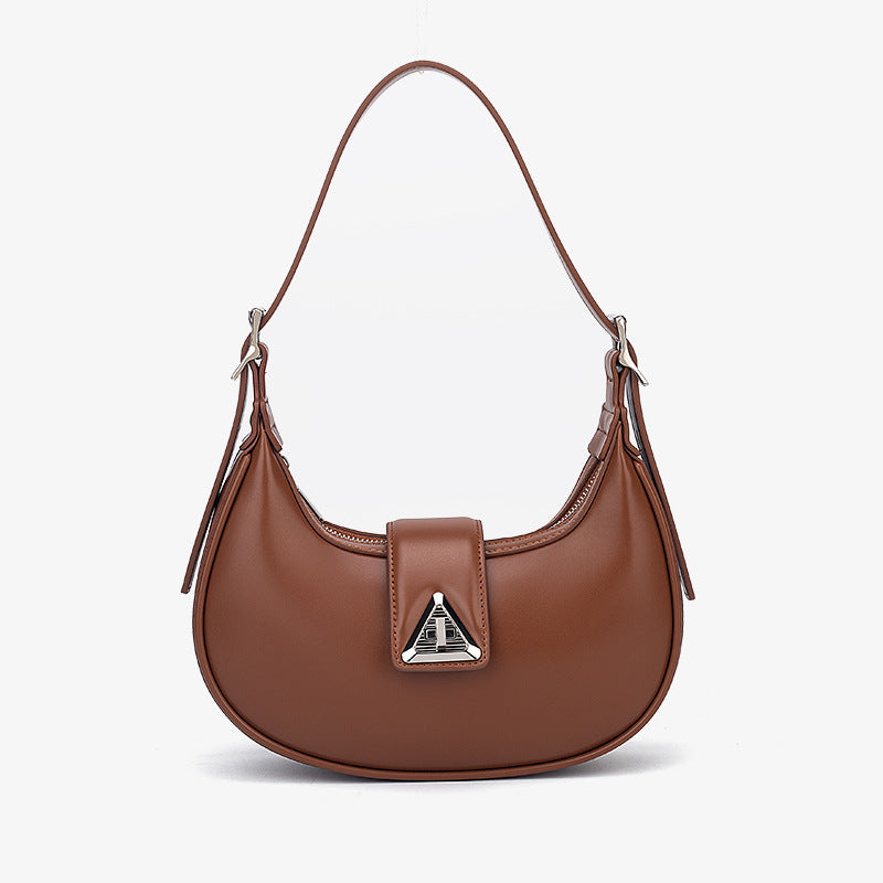 Women's Portable Fashion Minority Design Crescent Moon Bags