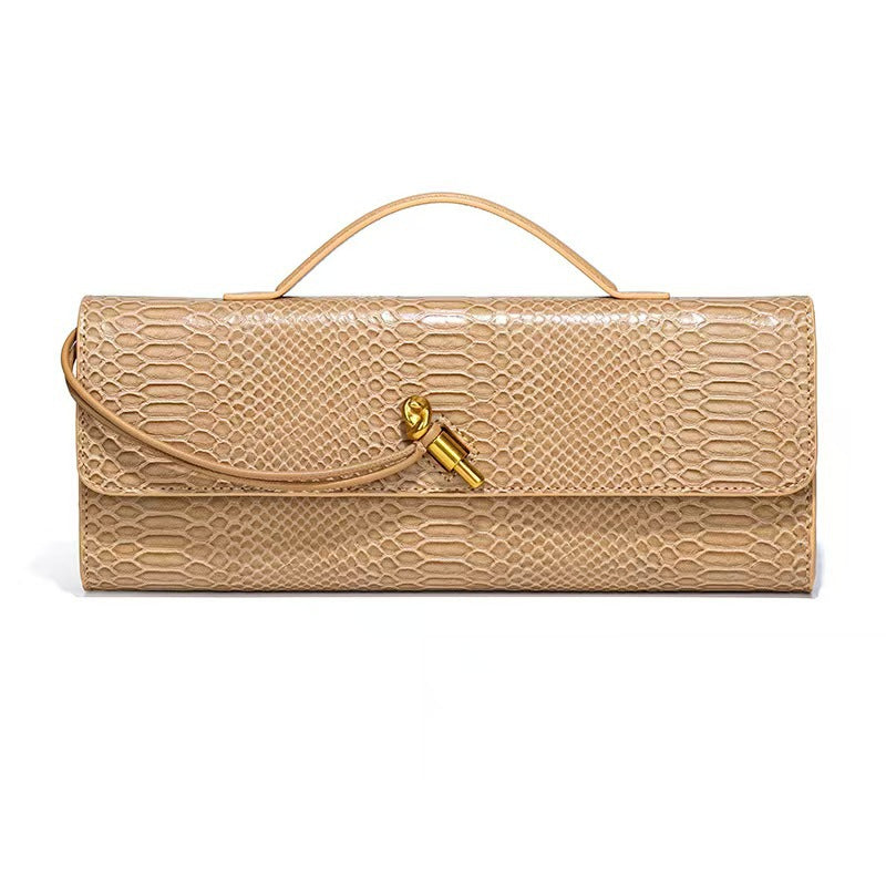 Women's Holding Dinner Vintage Stone Pattern Chinese Baguette Organ Women's Handbag