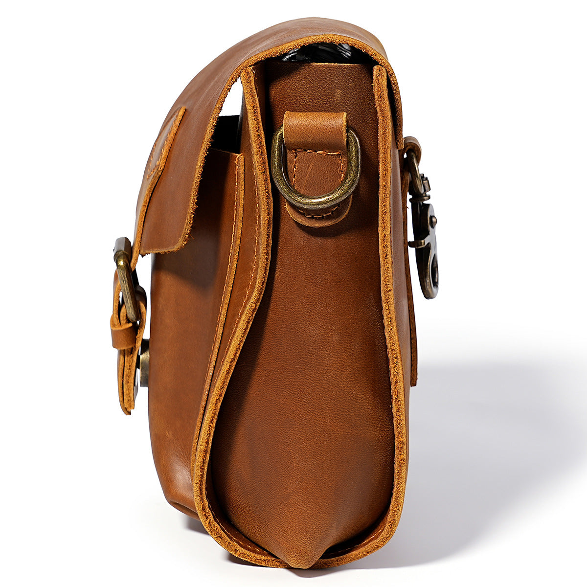 Retro Personalized Mobile Simple Craftsman Handmade Wear Pouch Men's Messenger Bag
