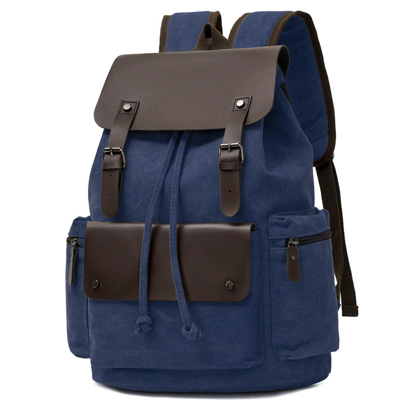 Men's Canvas Sense Fashion Computer Retro Leisure Backpack