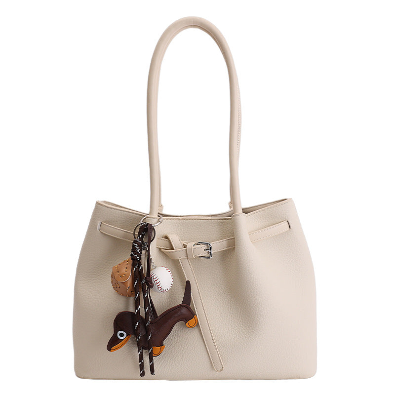 Commute Spring Advanced Texture Western Style Light Luxury Tote Bag