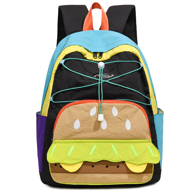 Cute Cartoon For Large Capacity Simple Youthful Leisure Backpack