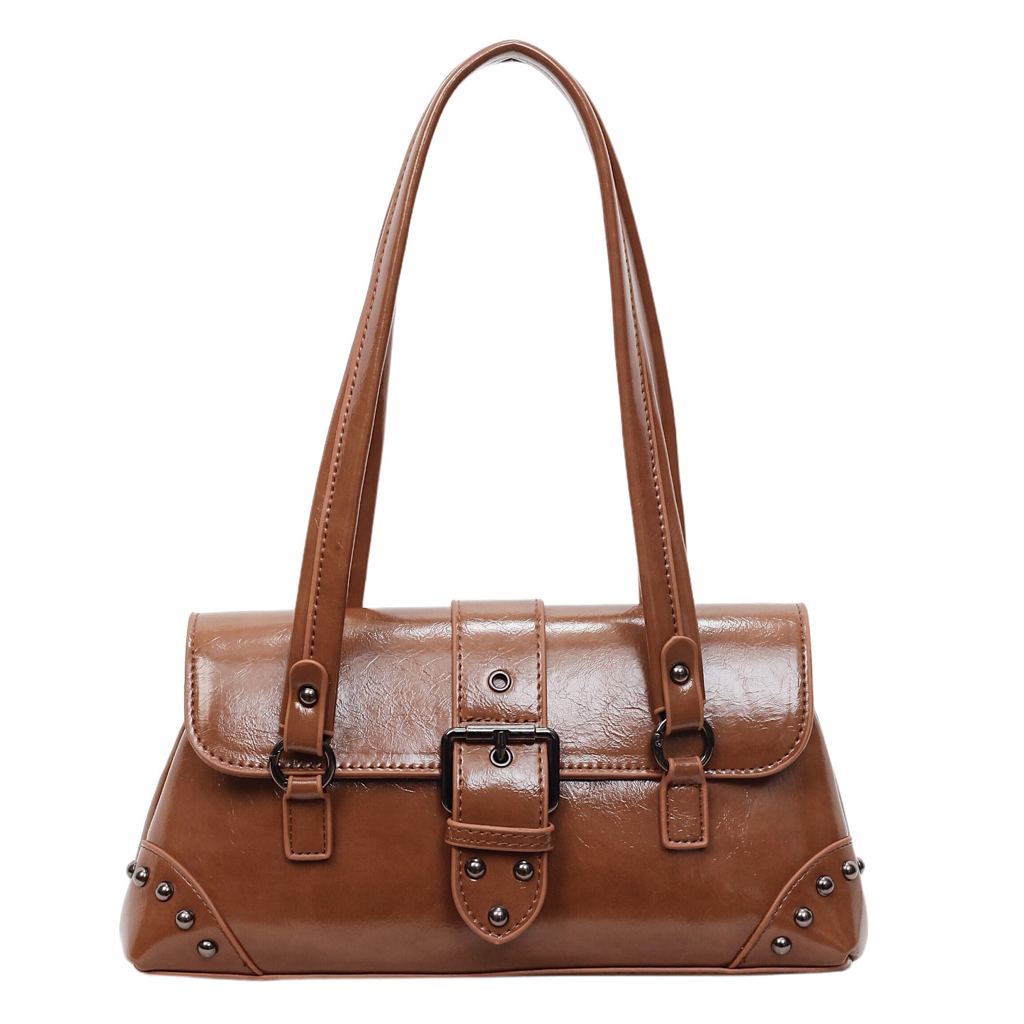 Hot Studded Fashion Retro Trendy Niche Underarm Bag