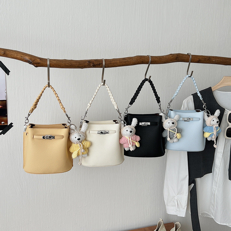 Women's Fashion Fresh Western Style Good-looking Portable Bucket Bags