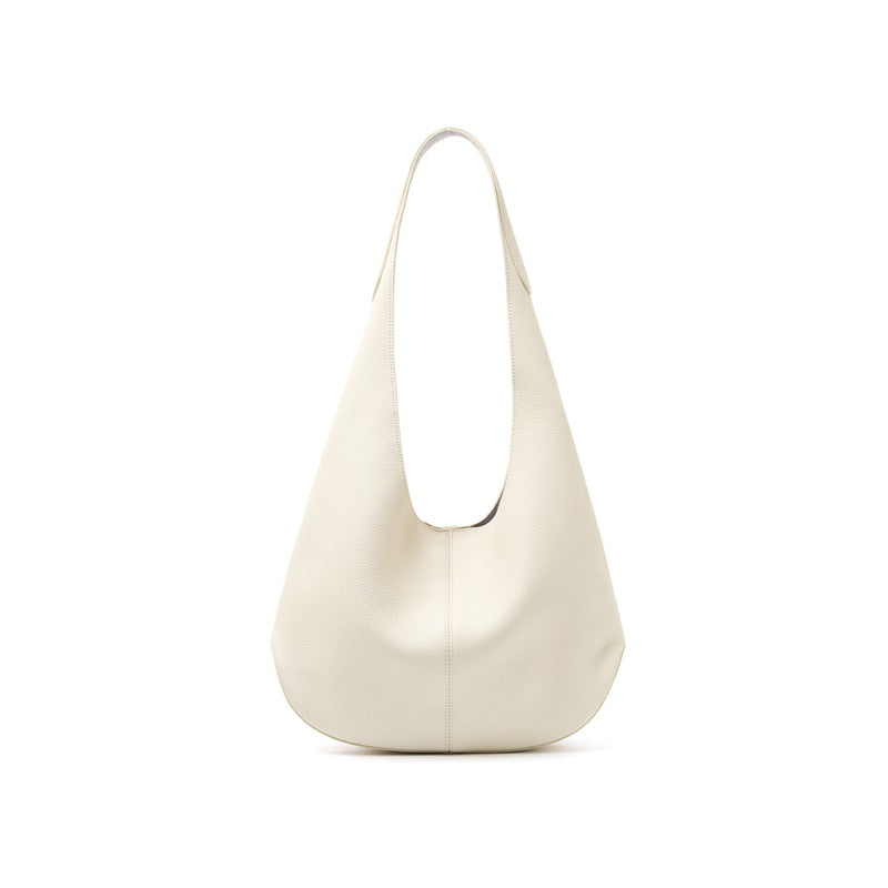 Women's Underarm Versatile Style First Layer Cowhide Commuter High-grade Tote Bag