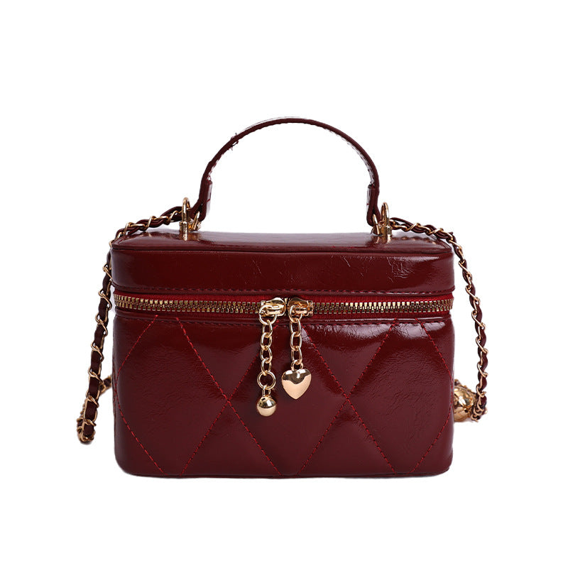 Women's Diamond Embroidery Thread Fashion Chain Portable Women's Messenger Bag