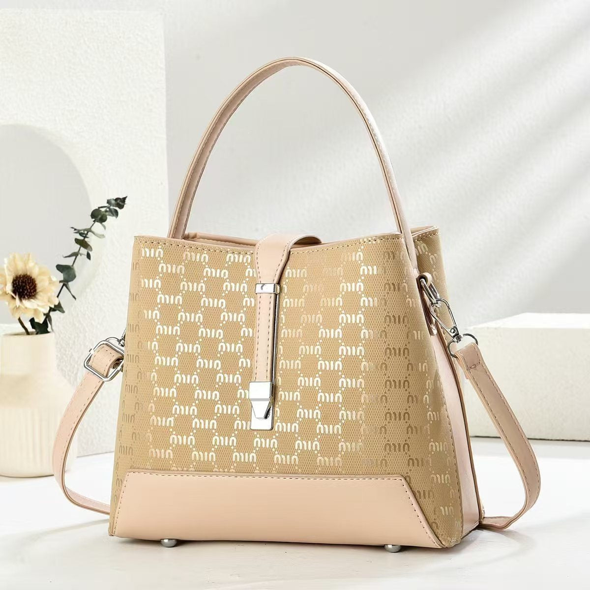 High Sense Niche Retro Large Capacity Female Printing Tote Bag