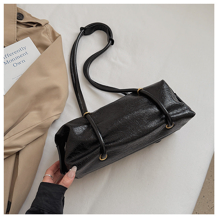 Korean Style Minority Hand Carrying Boston Female Trendy Personality Women's Shoulder Bag