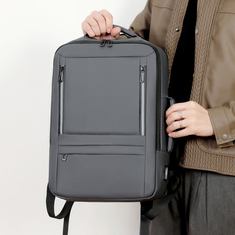 Men's Large Capacity Business Computer Scalable Storage Leisure Backpack