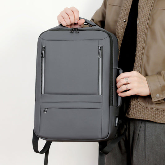 Men's Large Capacity Business Computer Scalable Storage Leisure Backpack