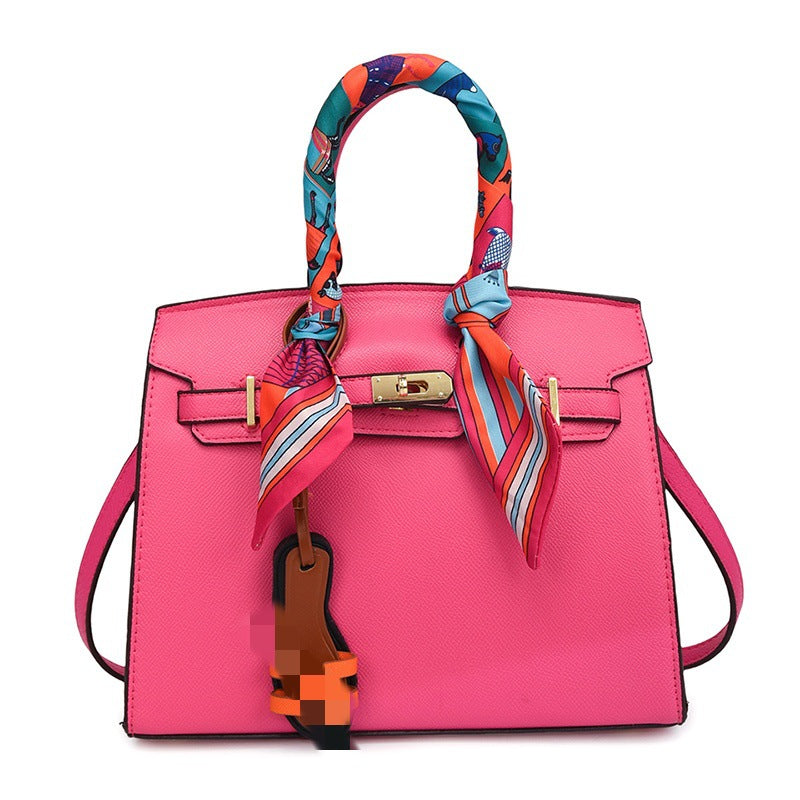 Women's Kelly Fashion Large Capacity Minority Latch Lock