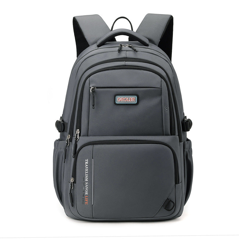 Men's Lightweight College Simple Junior Senior High Burden Reduction Large Bags