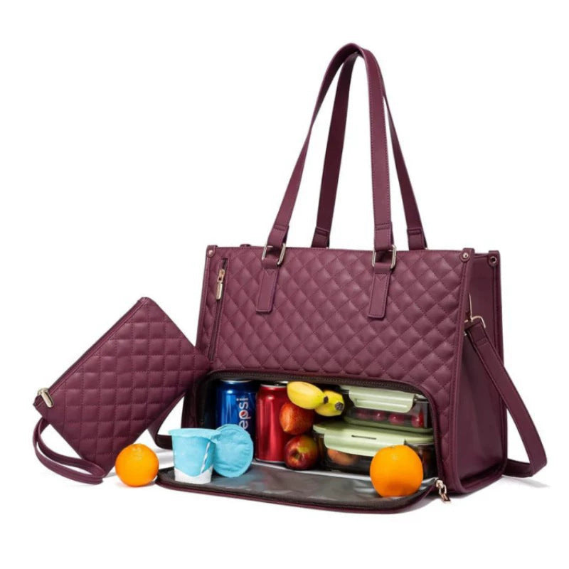 Women's Lunch Combination Large Thermal Insulation Box Women's Shoulder Bag