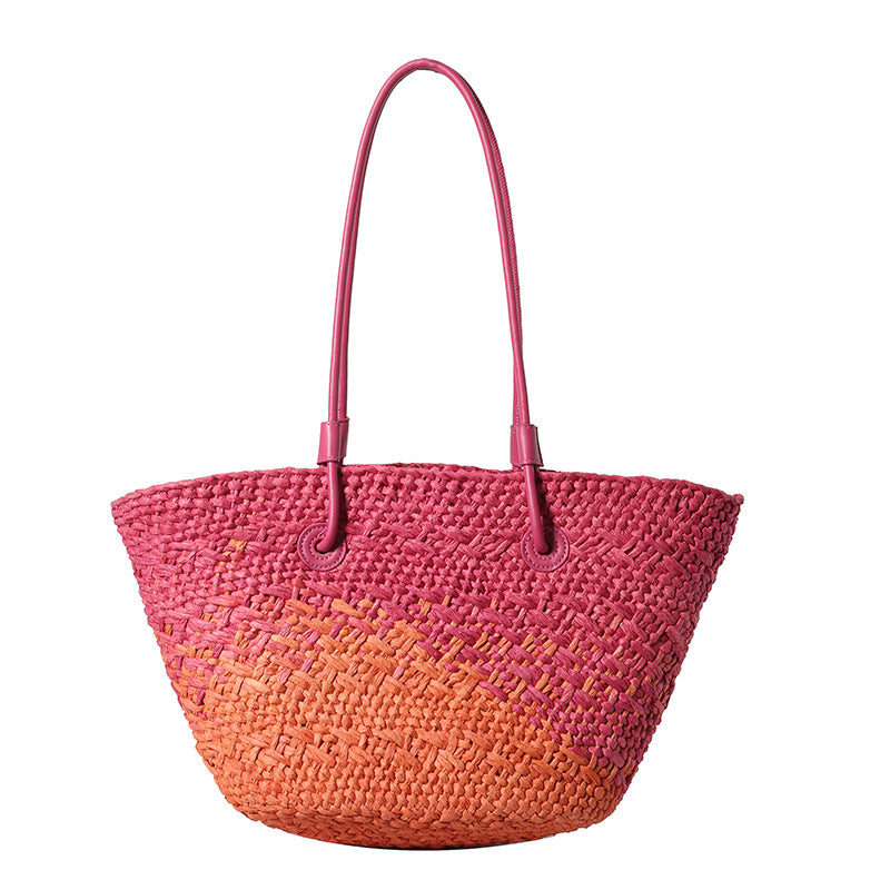 Large Capacity Straw Simple Portable Natural Bags