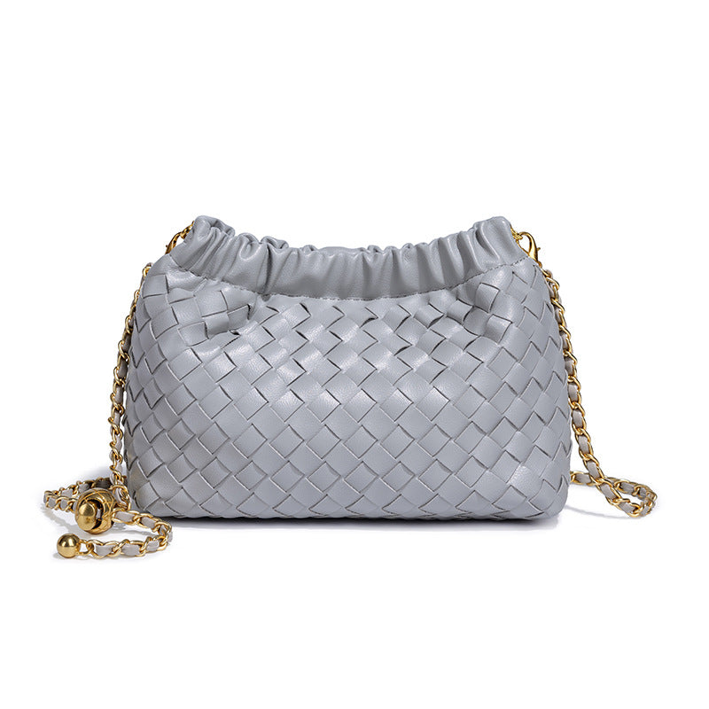 Women's High-grade Diamond Cloud Hand-woven Fashion Simple Bags