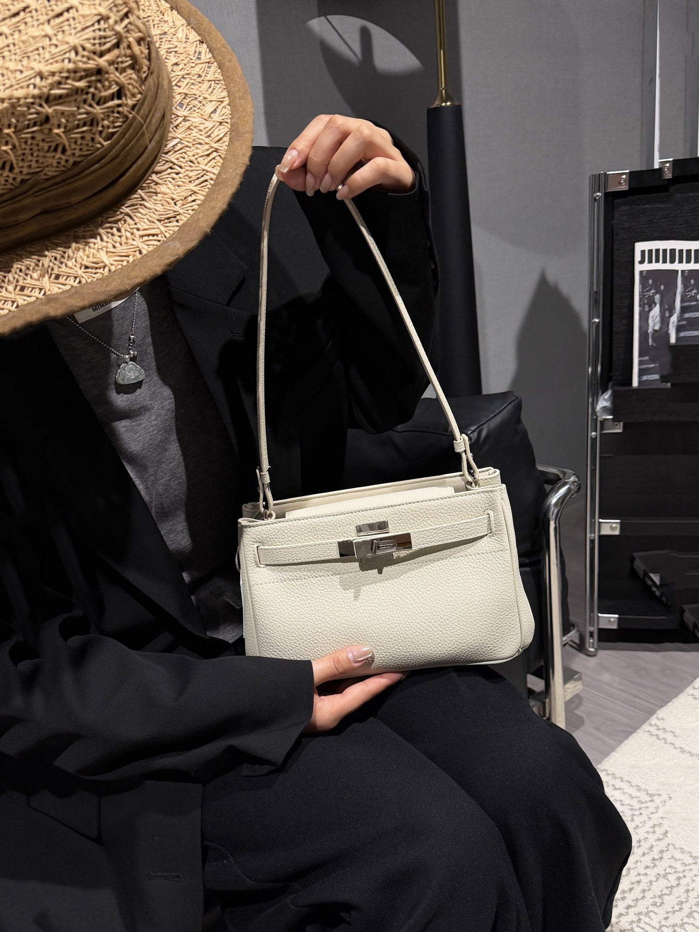 Women's High-grade Kelly Fashion Commuter Portable Small Square Bags