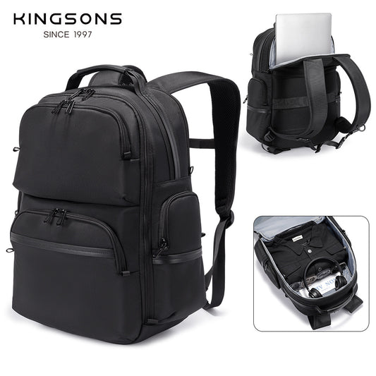 Men's Printed Water-resistant Storage Quick Take Business Backpack