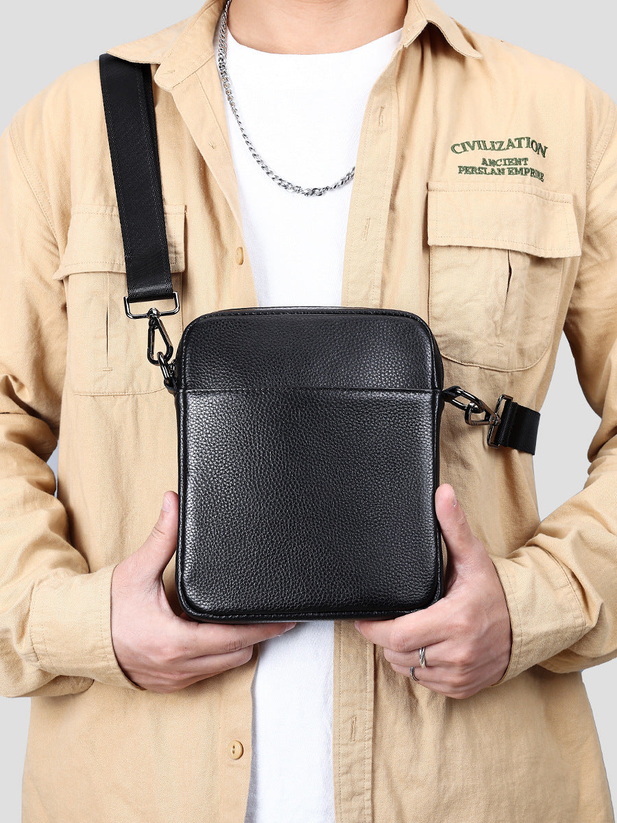 Men's Leather High-grade First Layer Cowhide Business Bags